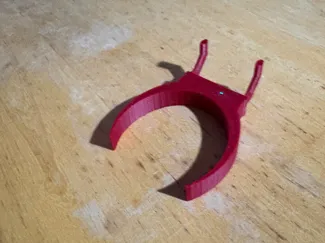 Pegboard glitter clip 