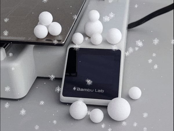 Mini snowball decorations