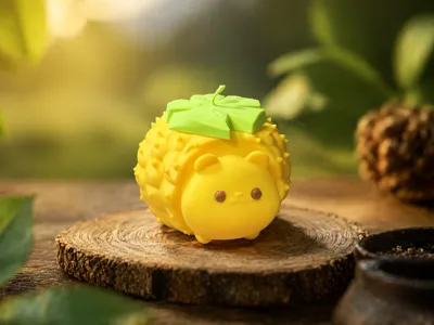 Cute Pineapple Bear - Multi-part 1-hour print