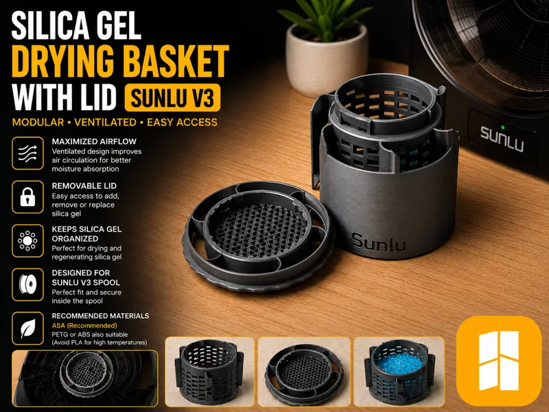 SUNLU V3 Silica Gel Drying Basket with Lid