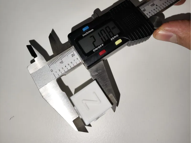 Calibration cube 20x20x20 tolerances test included