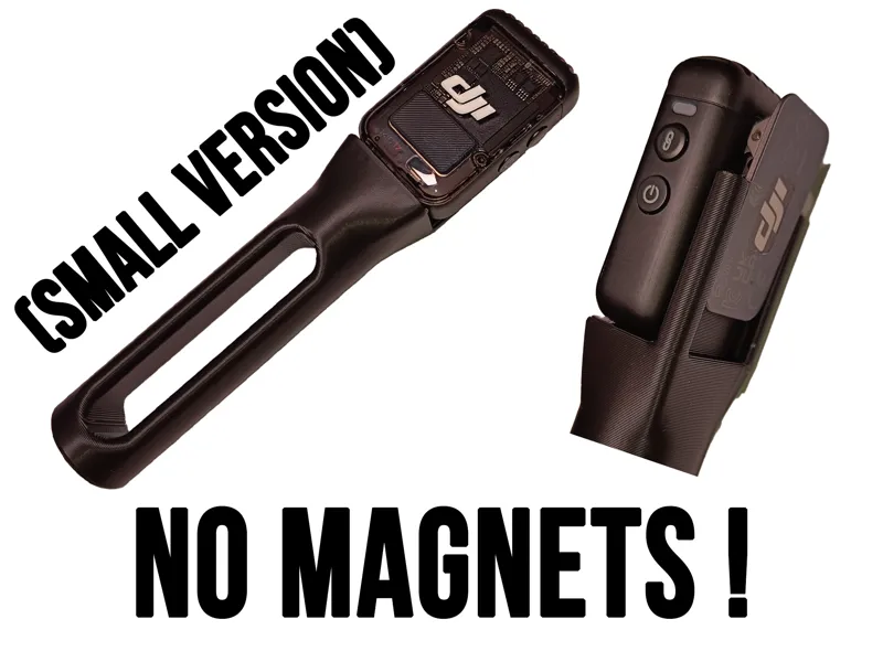 Small Magnetless DJI Mic 2 Handle