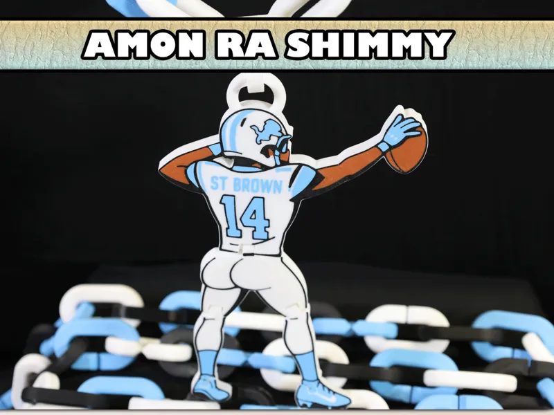 Amon Ra Shimmy - Chain Necklace Detroit Lions