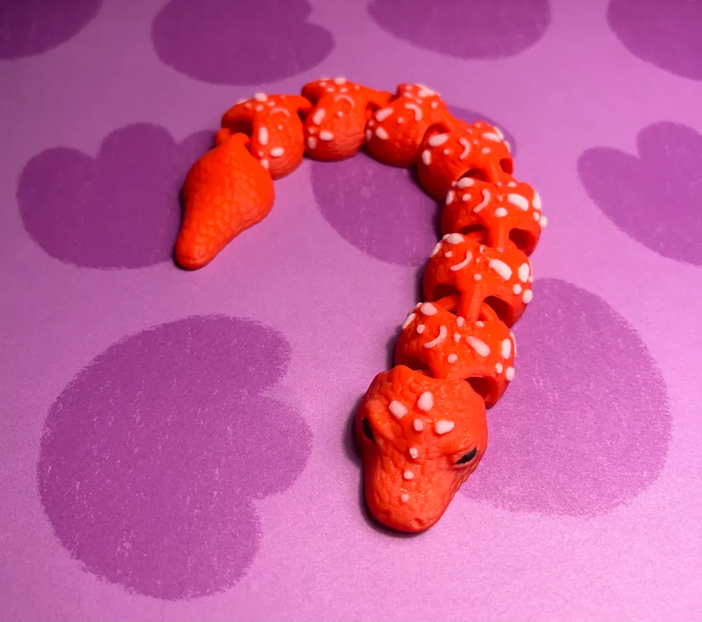 Articulated lunar year snake by Bash Studio 3D - MakerWorld