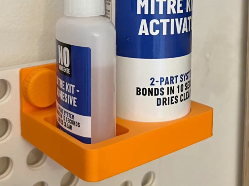 CA Glue and Activator holder for Threadboard