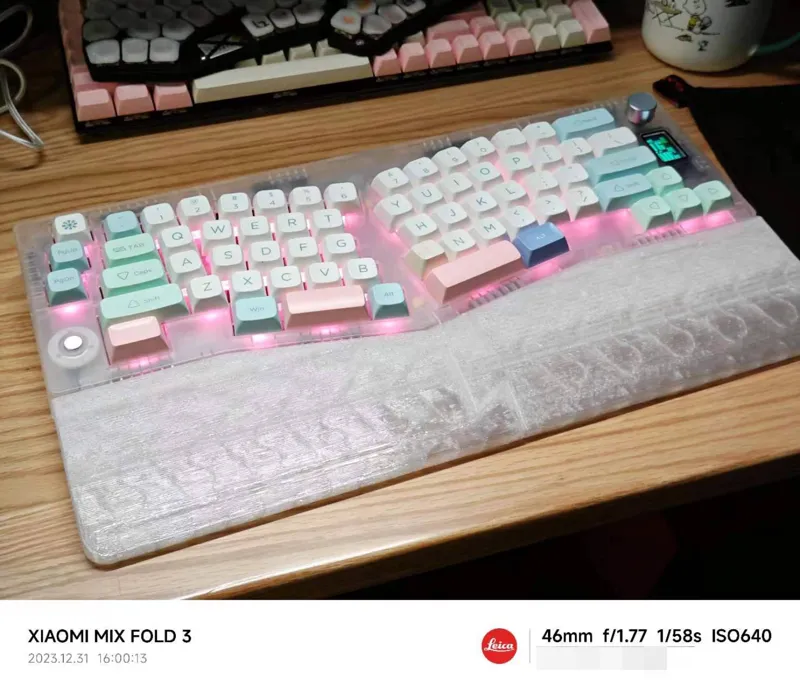 适配ABM066的Alice键盘掌托