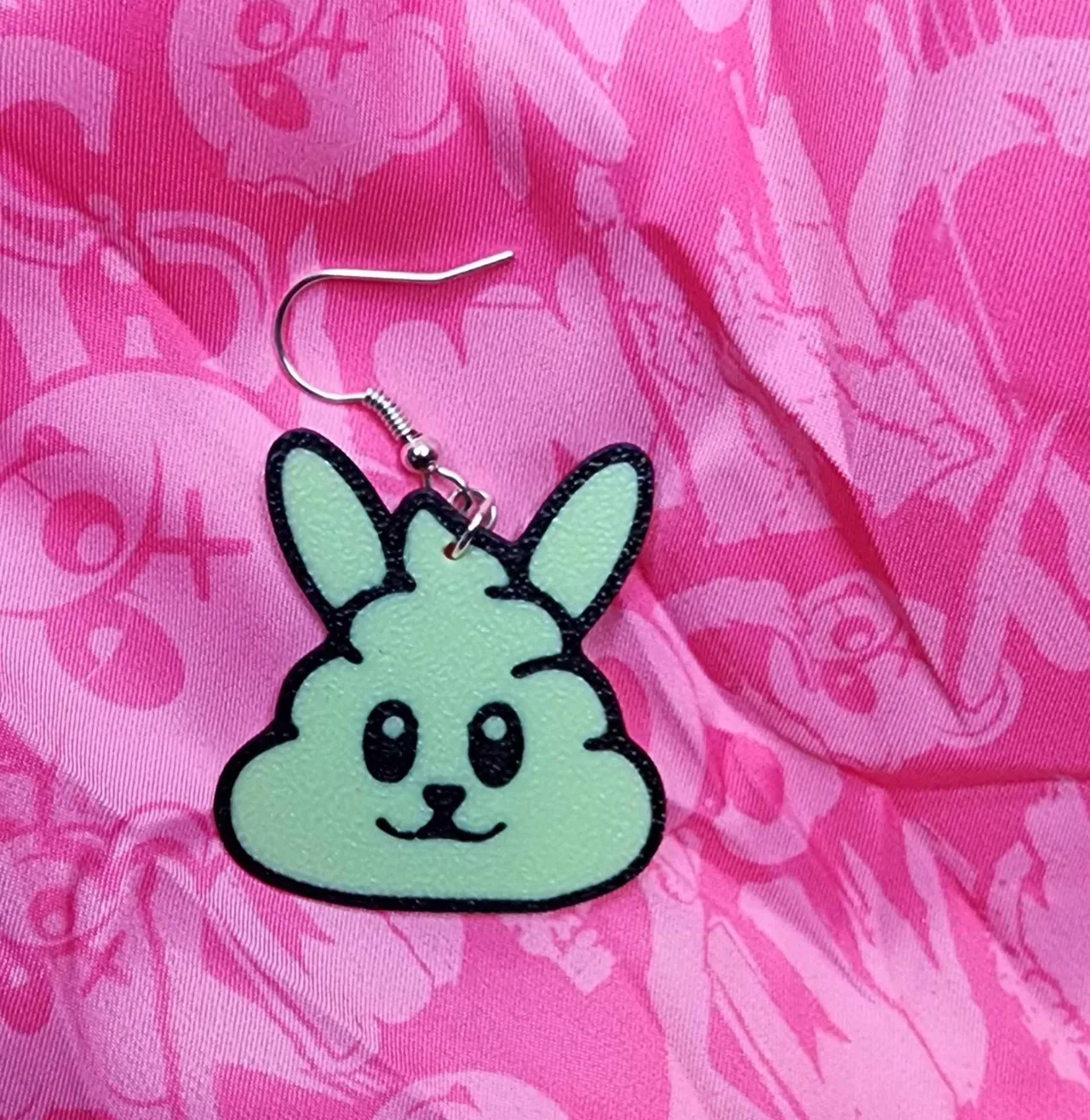 Bunny Poop Earrings view 2
