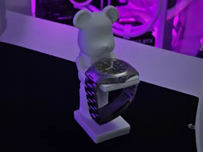 Bear Brick Watch Holder Display Stand - Smoothened