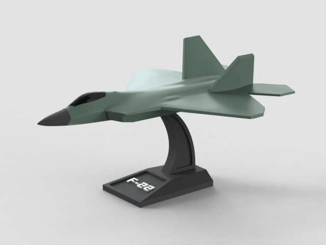 【飞机】 F-22 1/200比例 航空战斗机摆件