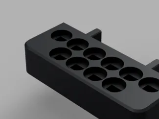 Needle File Holder for IKEA Skadis Pegboard