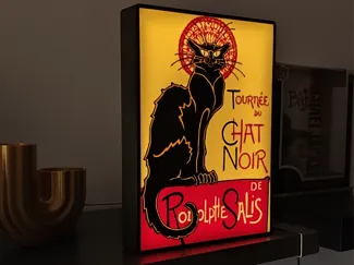Le chat noir Lightbox