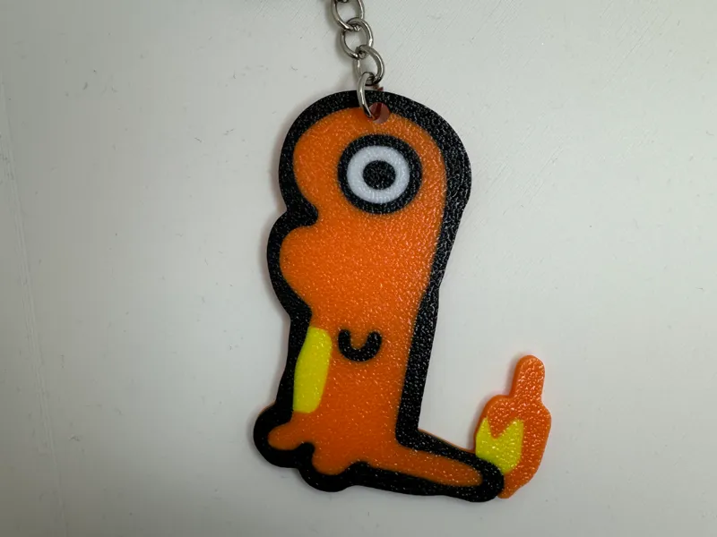 Doodle Charmander Keychain