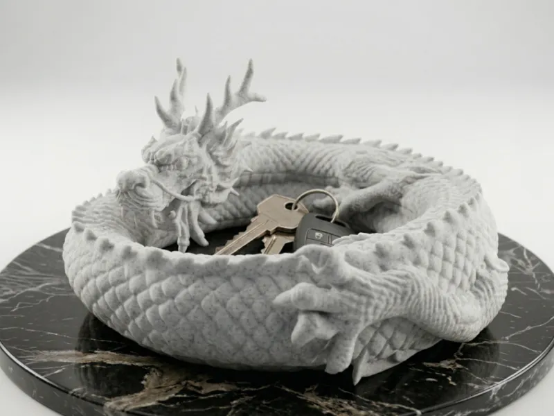 Chinese Dragon Bowl