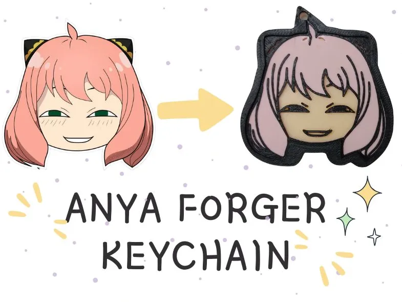 Anya Forger Keychain