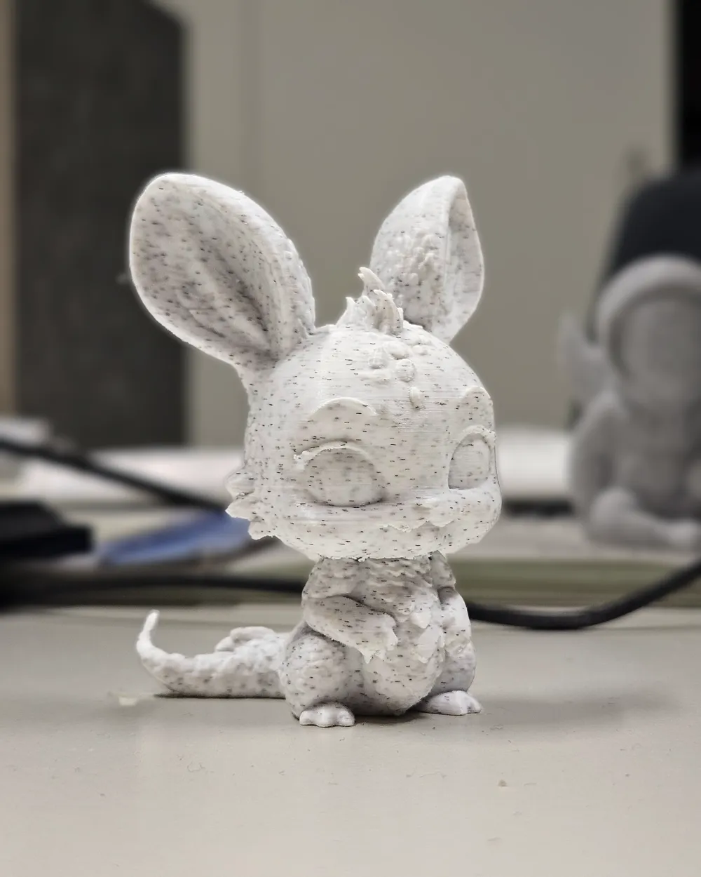Cute Dragon-Rabbit Hybrid – Chibi Figure - Free 3D Print Model - MakerWorld
