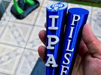 Torneira chope IPA personalizada com logo