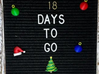 letterboard Christmas mix