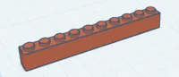 Legos Brick 1x10