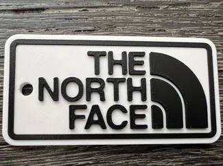 North Face Keychain