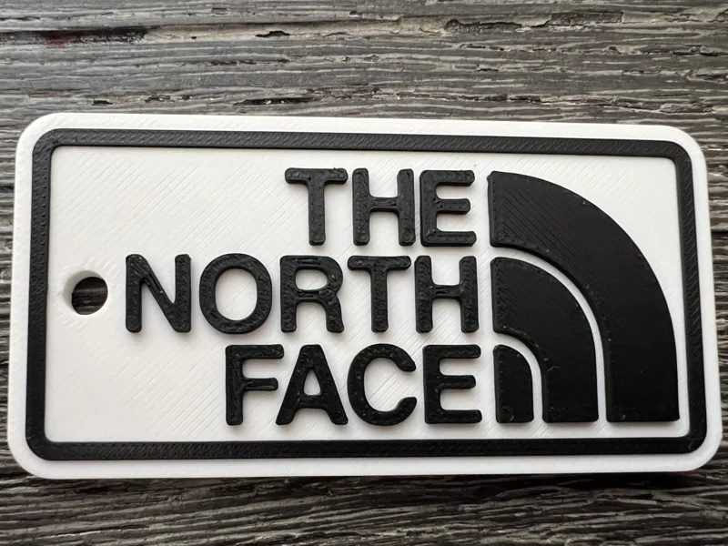 North Face Keychain