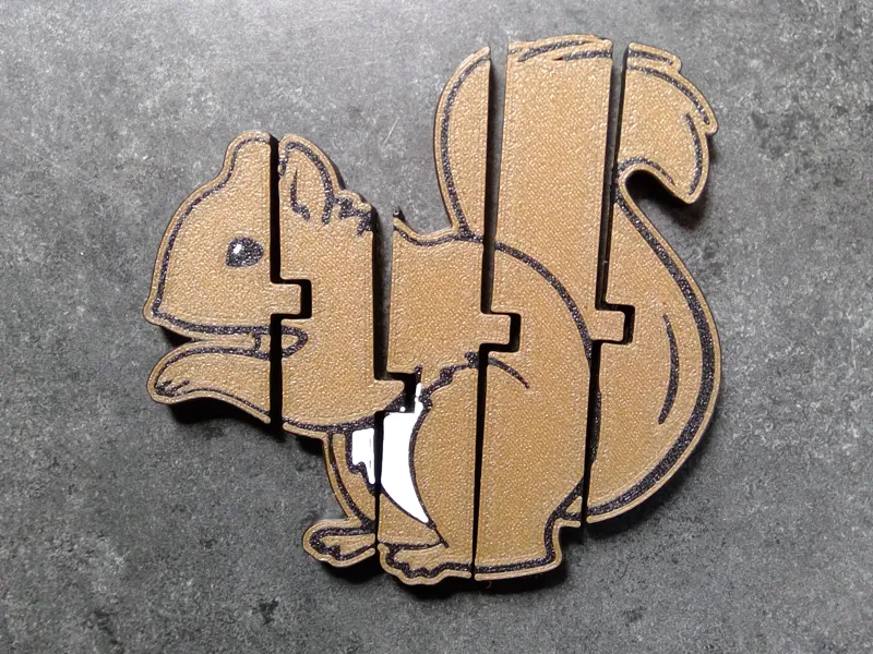 Flexi cute squirrel (NO SUPPORTS)