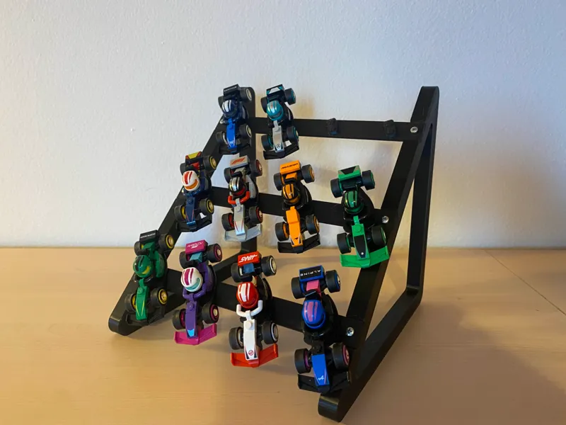 F1 Collectible Race Cars Stand - Display