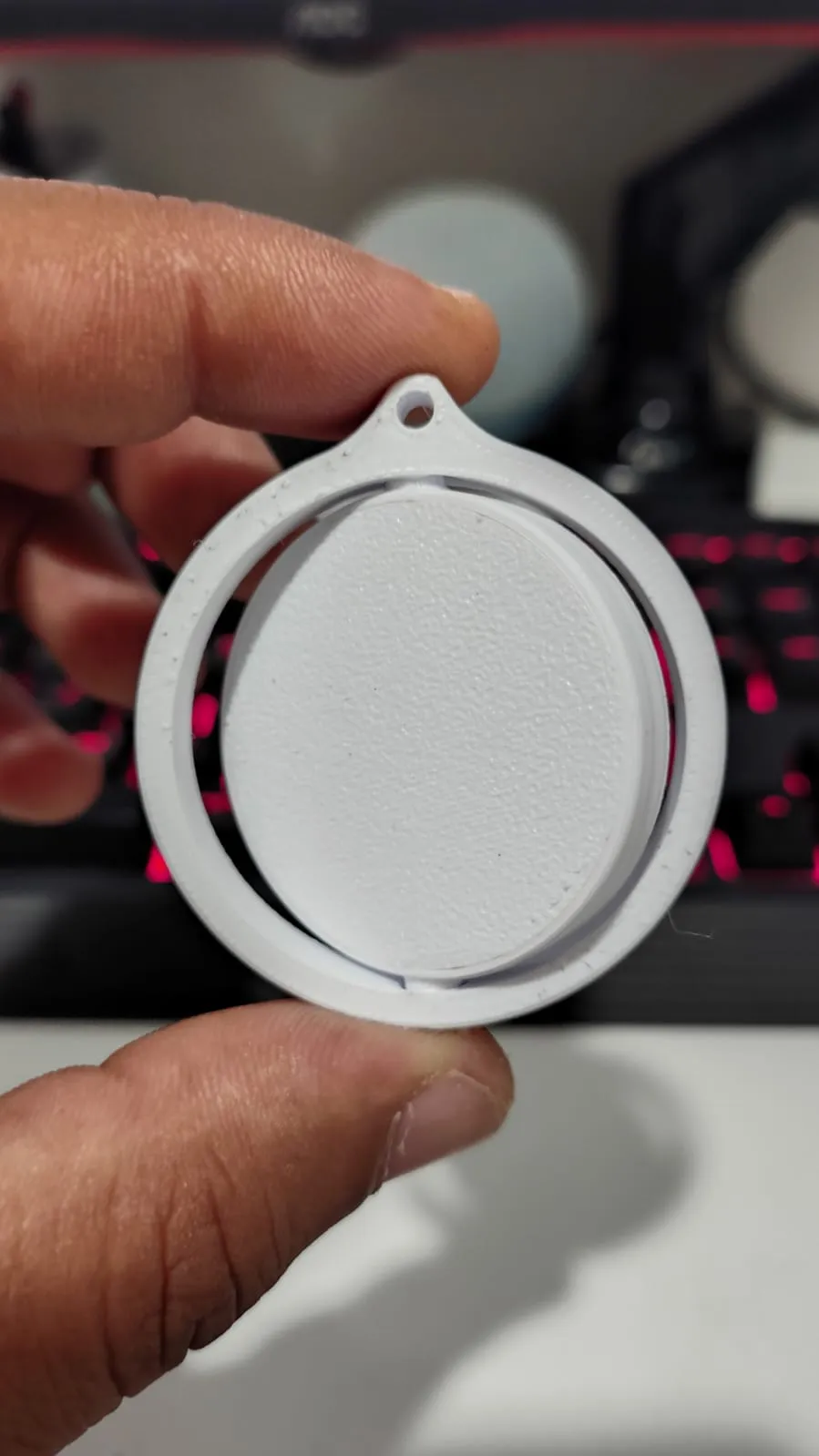 Chaveiro Giratório 3D – Versão para Personalização view 4