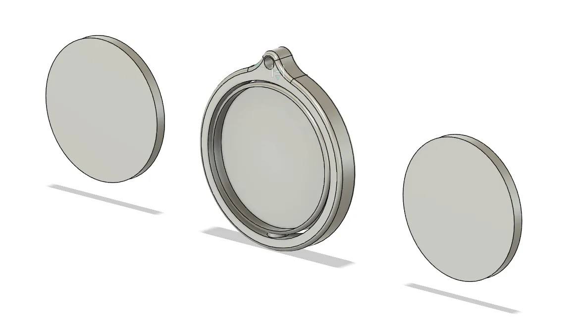 Chaveiro Giratório 3D – Versão para Personalização view 3