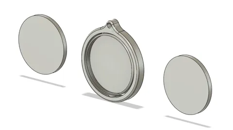 Chaveiro Giratório 3D – Versão para Personalização view 3