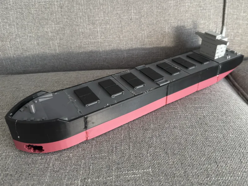 Sinking Cargo Ship