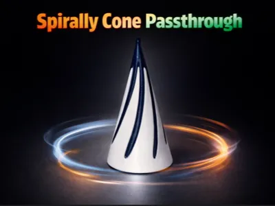 Spirally Cone Passthrough Fidget