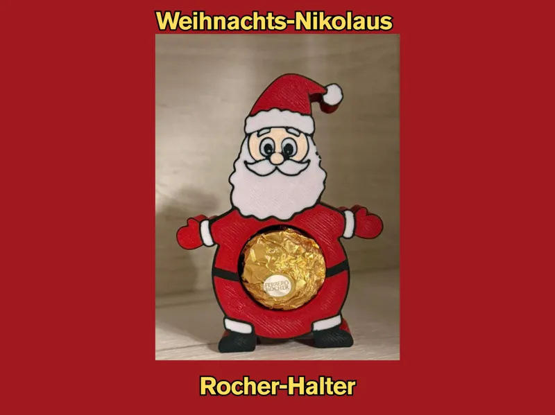 Weihnachts-Nikolaus Rocher-Halter