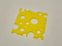 Tranche de fromage suisse décorative — photo 2