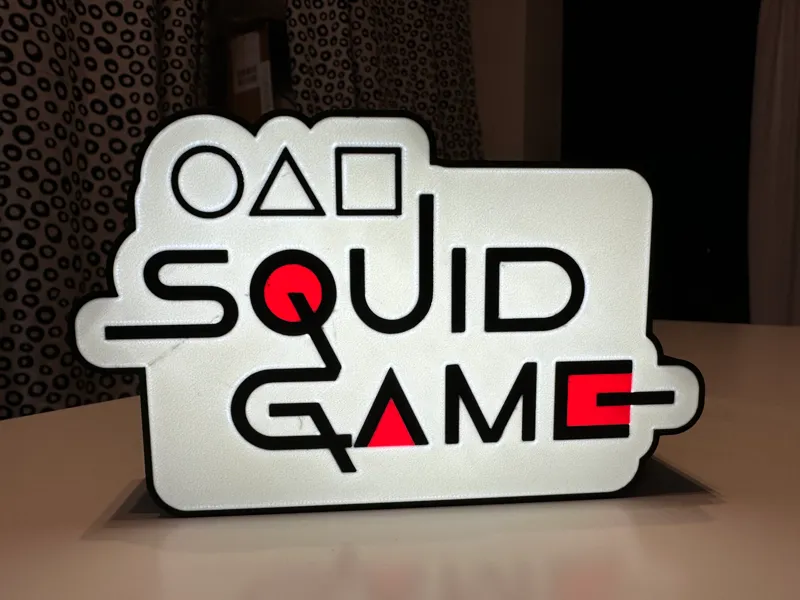 Squid Game Lightbox