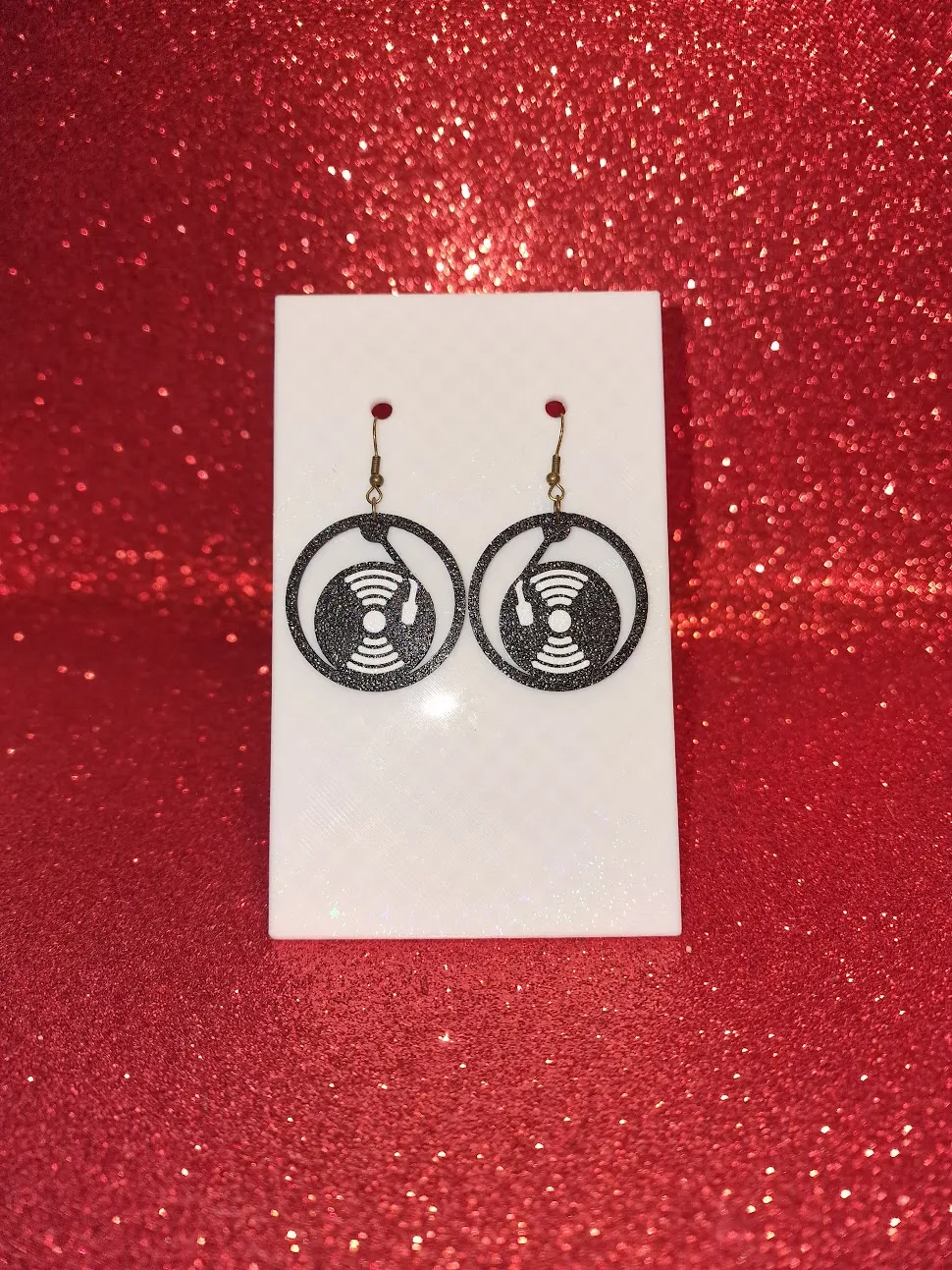 Turntable earrings view 2