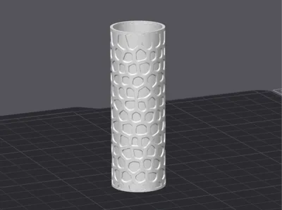 Tall filled voronoi vase (+ separated option)