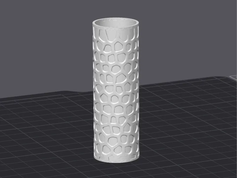 Tall filled voronoi vase (+ separated option)