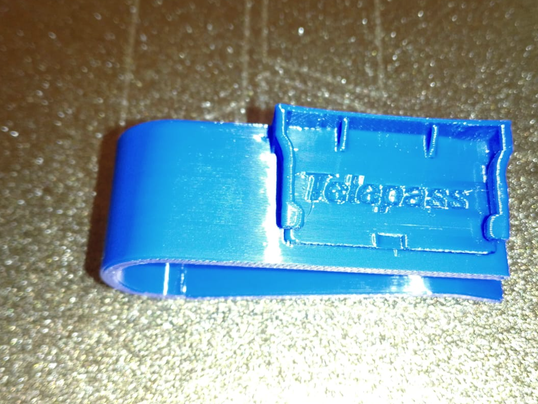 Porta telepass da parasole
