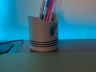Piston Head Pen Holder