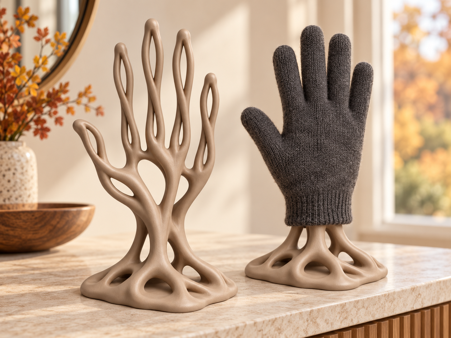 RootHand – Nature Inspired Glove Drying Stand - 1