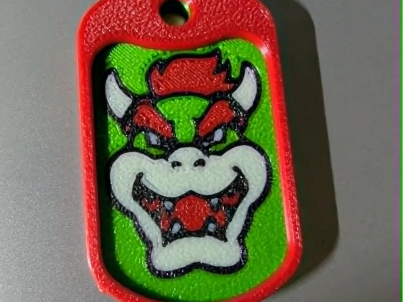 Bowser Dog Tag