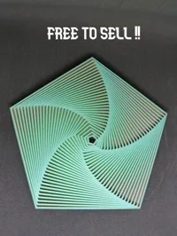 Fidget pentagone à 30 anneaux (grand format) — photo 2
