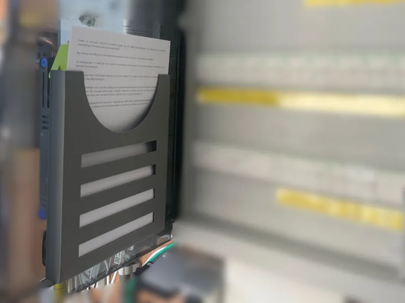 Document holder A4 / Electrical plan 