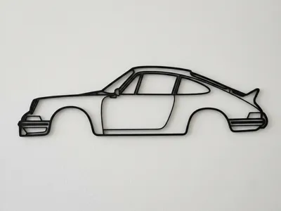 Porsche 911 Carrera RSR Wall Art