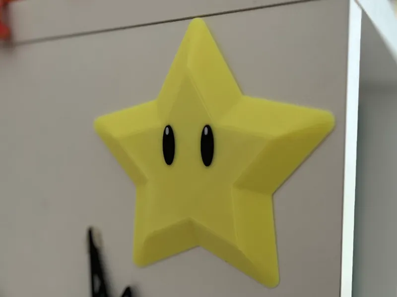 Super Mario Bros star toy, decoration