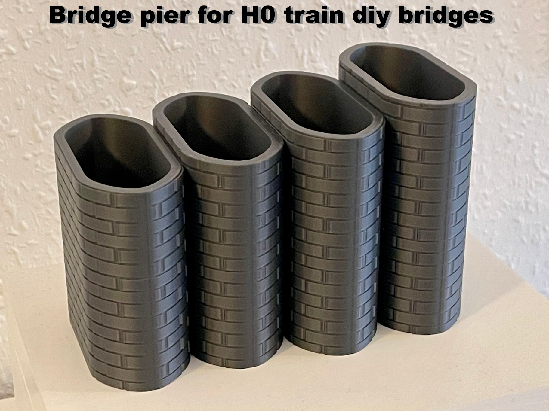 very sturdy H0 bridge pier