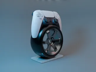 JDM Wheel PS5 Controller Holder