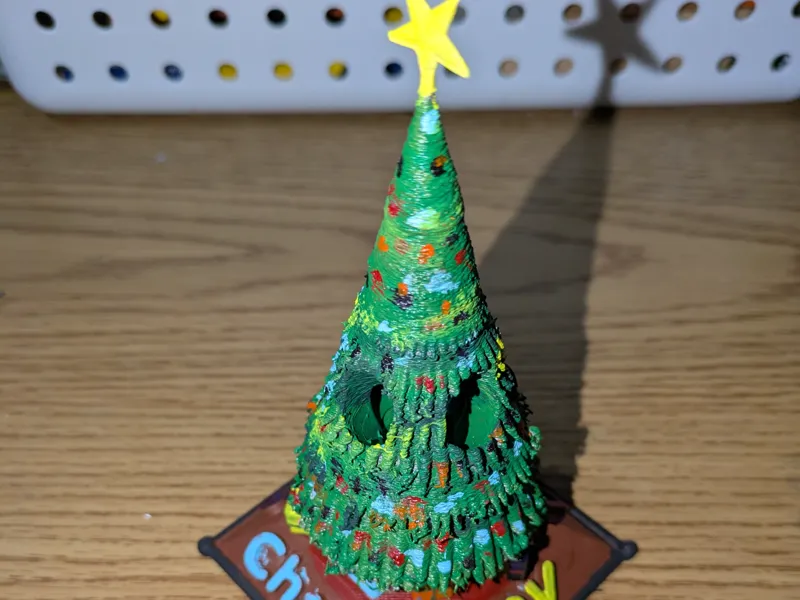 Chritstmas tree pen holder
