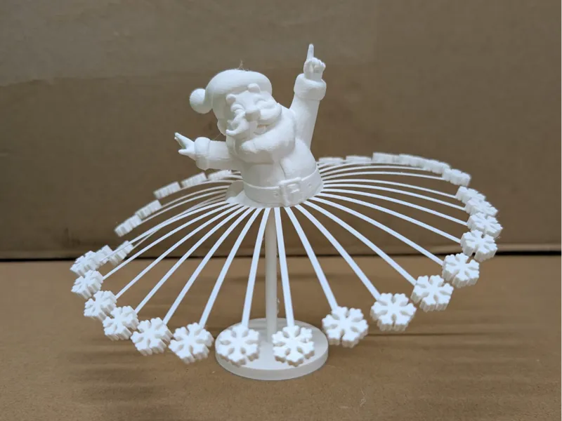 Twinkle Twirl Santa – A Spinning Holiday Delight