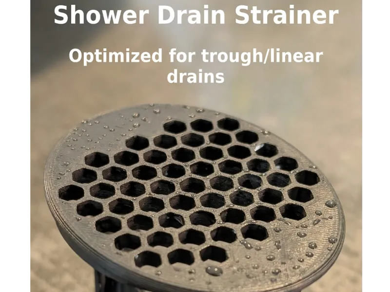 Shower Drain Strainer Cover | Trough & Linear